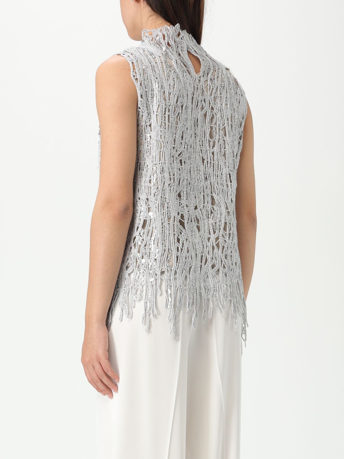 Sequinned top - Grey