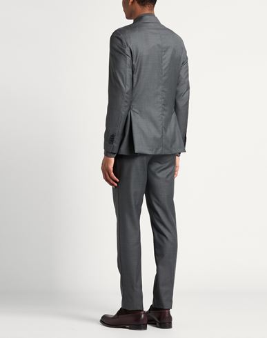 Man Suit Gunmetal Size 36 Virgin Wool