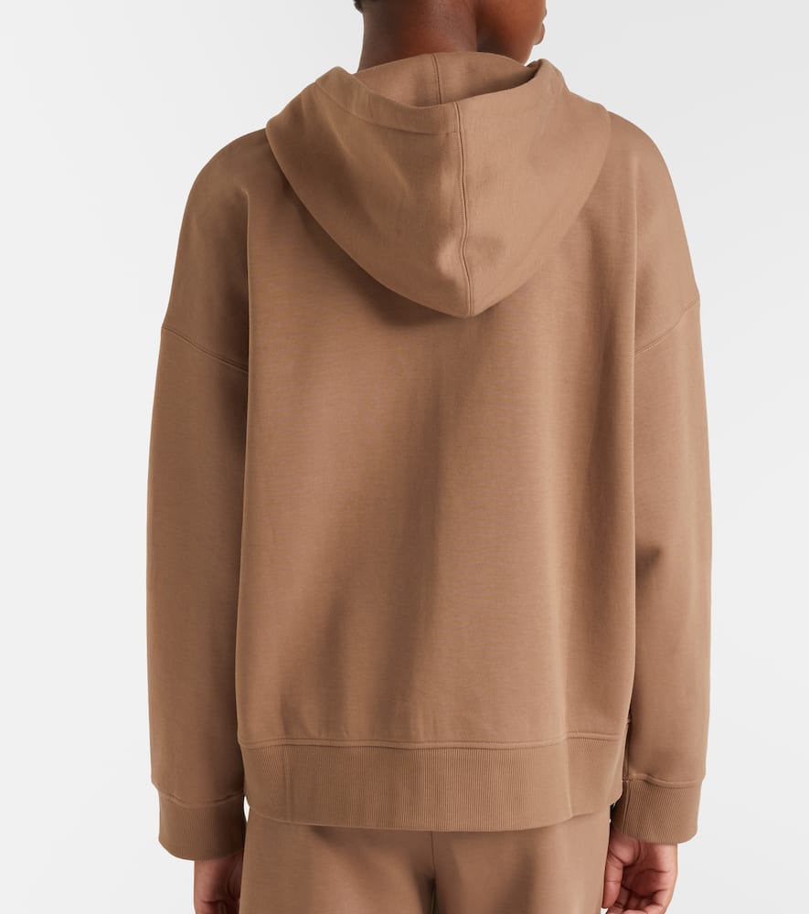 Cotton-blend hoodie