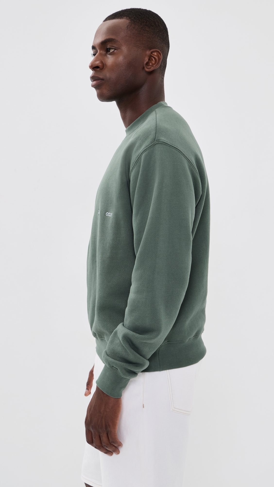Wordmark Crew Neck Sweatshirt Fern