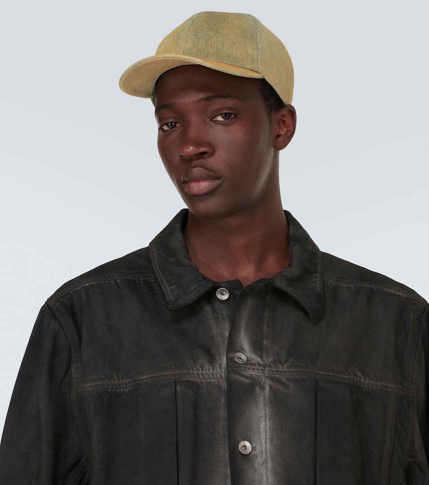 Denim baseball cap