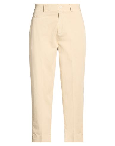 Man Pants Pastel yellow Size 25 Cotton