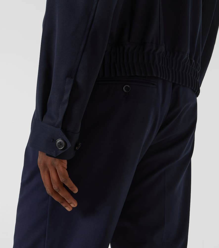 Wool gabardine jacket
