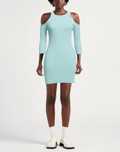 Woman Mini dress Turquoise Size ONESIZE Viscose, Acrylic, Elastane