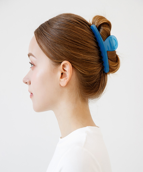 Tint Shell Claw Round Color Hair Clip