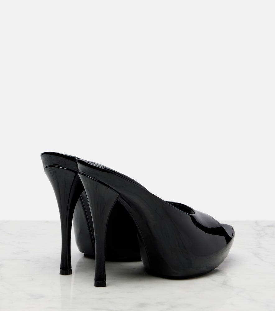 Viv patent leather platform mules