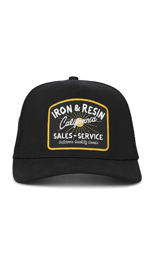 Iron & Resin Sales And Service Hat in Black
