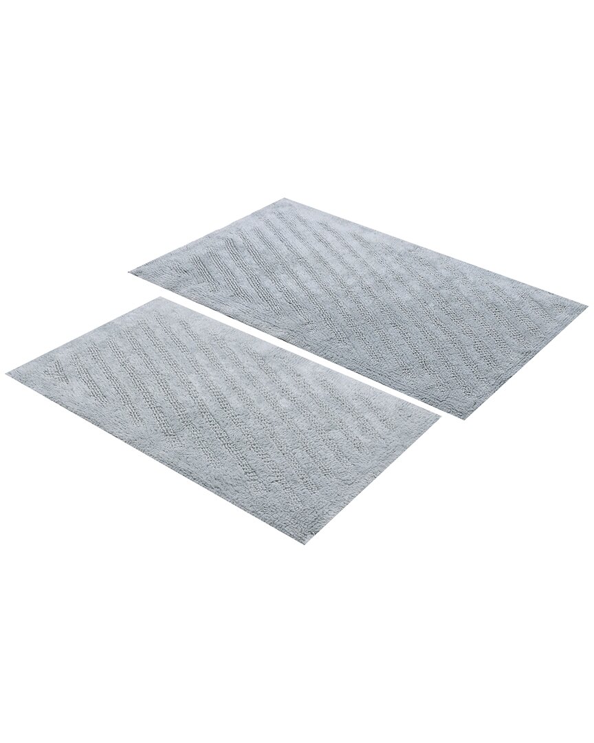 2Pc Shooting Star Cotton Bath Rug Set