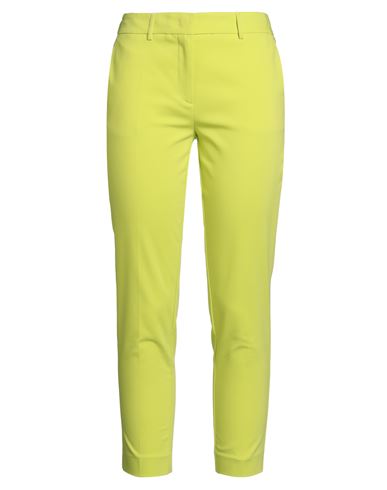 Woman Pants Lime green Size 6 Cotton, Polyester, Elastane