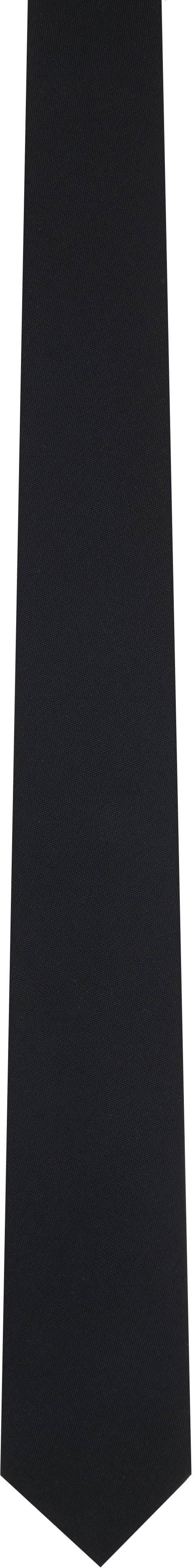 Black Virgin Wool Tie
