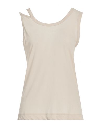 Woman Top Beige Size 2 Cotton
