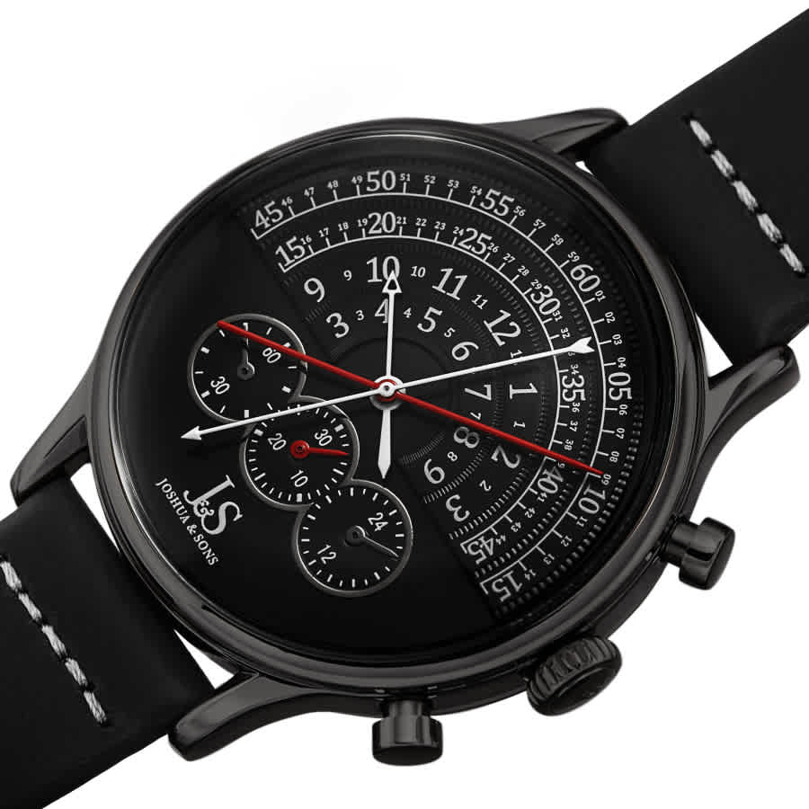 Chronograph Black Dial Mens Watch JX152BK
