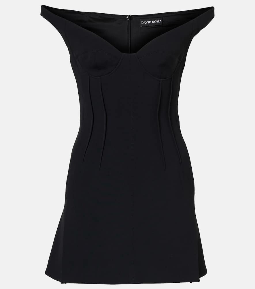 Off-shoulder minidress
