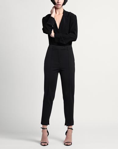 Woman Pants Black Size 4 Viscose, Nylon, Elastane