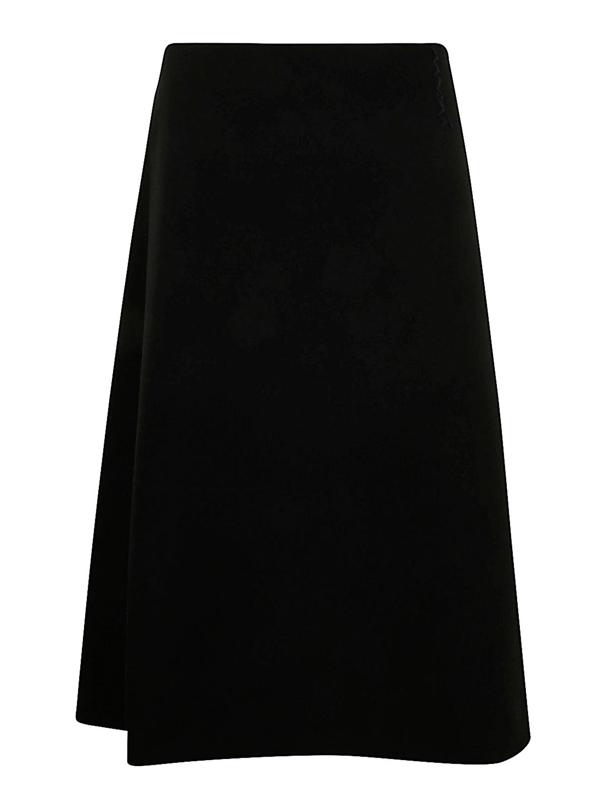 Flared Midi Skirt