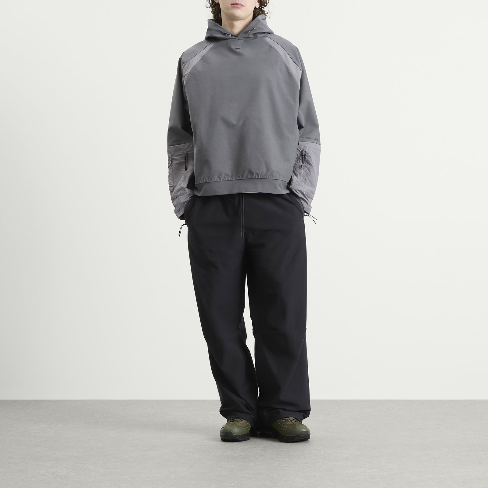 Men's Tech Shori Utility Hoodie in Iron Grey/Pencil Point/Black