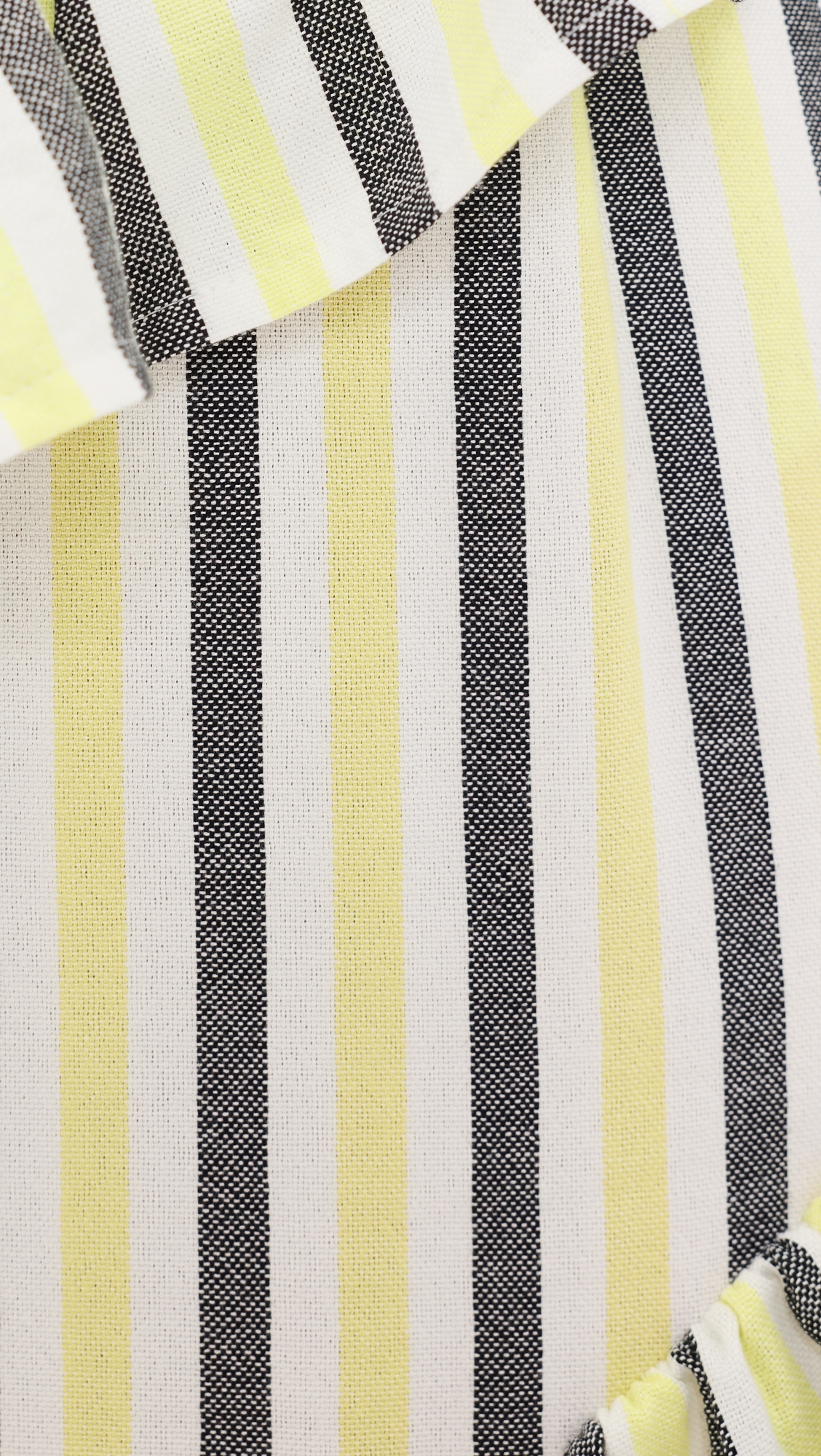 The Spiral Ruffle Dress Stripe