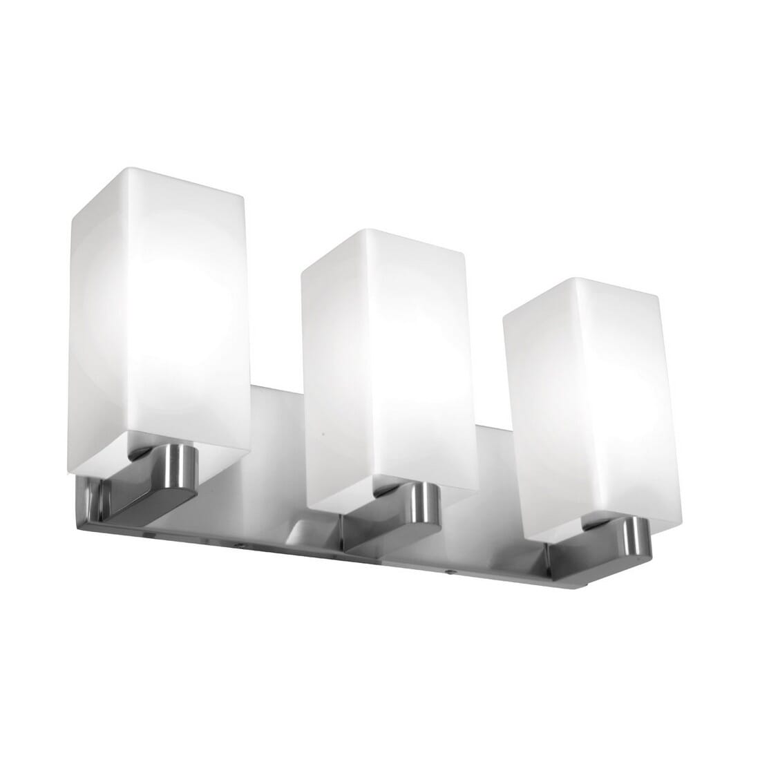 Access Archi 3-Light 9" Bathroom Vanity Light in Brushed Stee