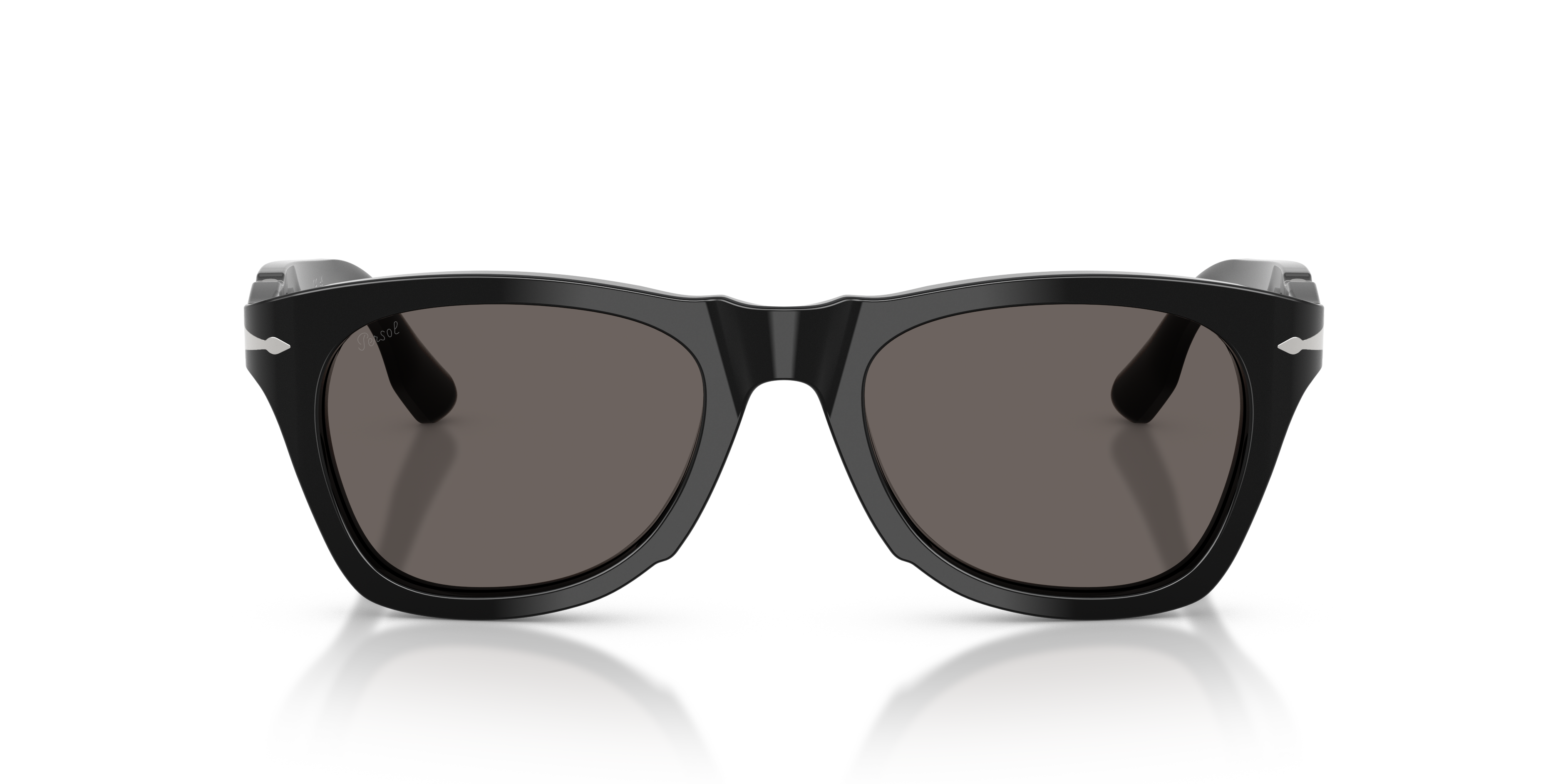Persol Unisex Persol PO8001S 95/B1 Occhiali da sole Acetato Nero Grigio Pantos Normale