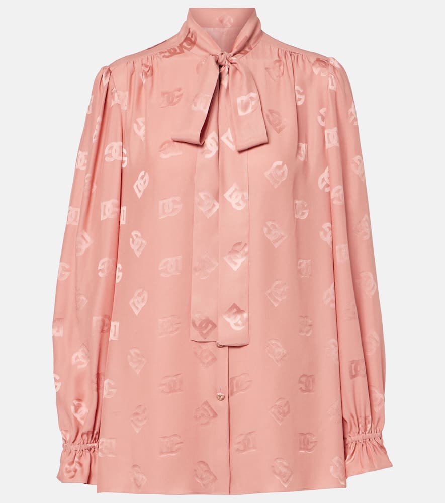 DG silk satin blouse