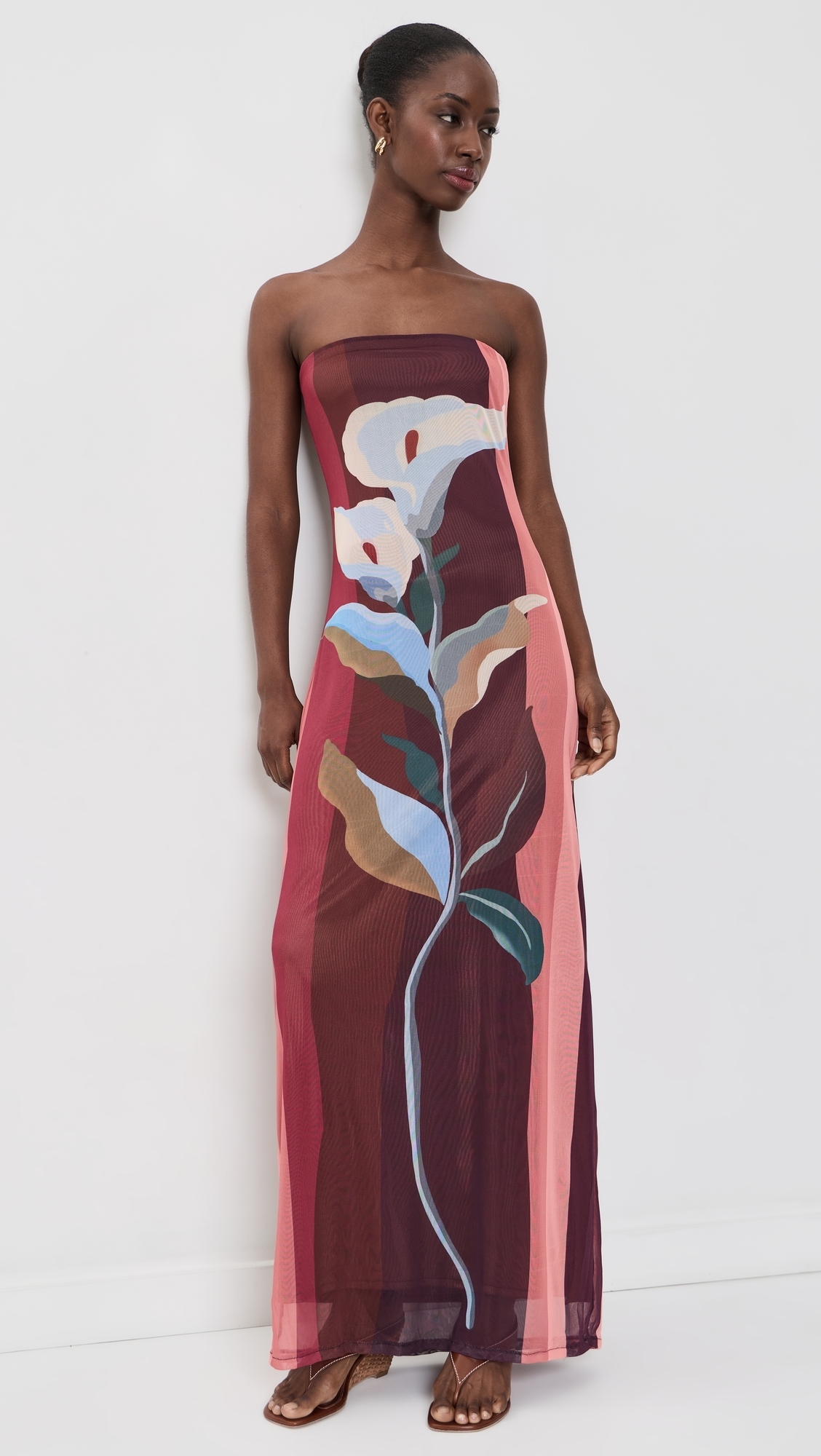 Brisa Strapless Maxi Dress Multicolor Brisa