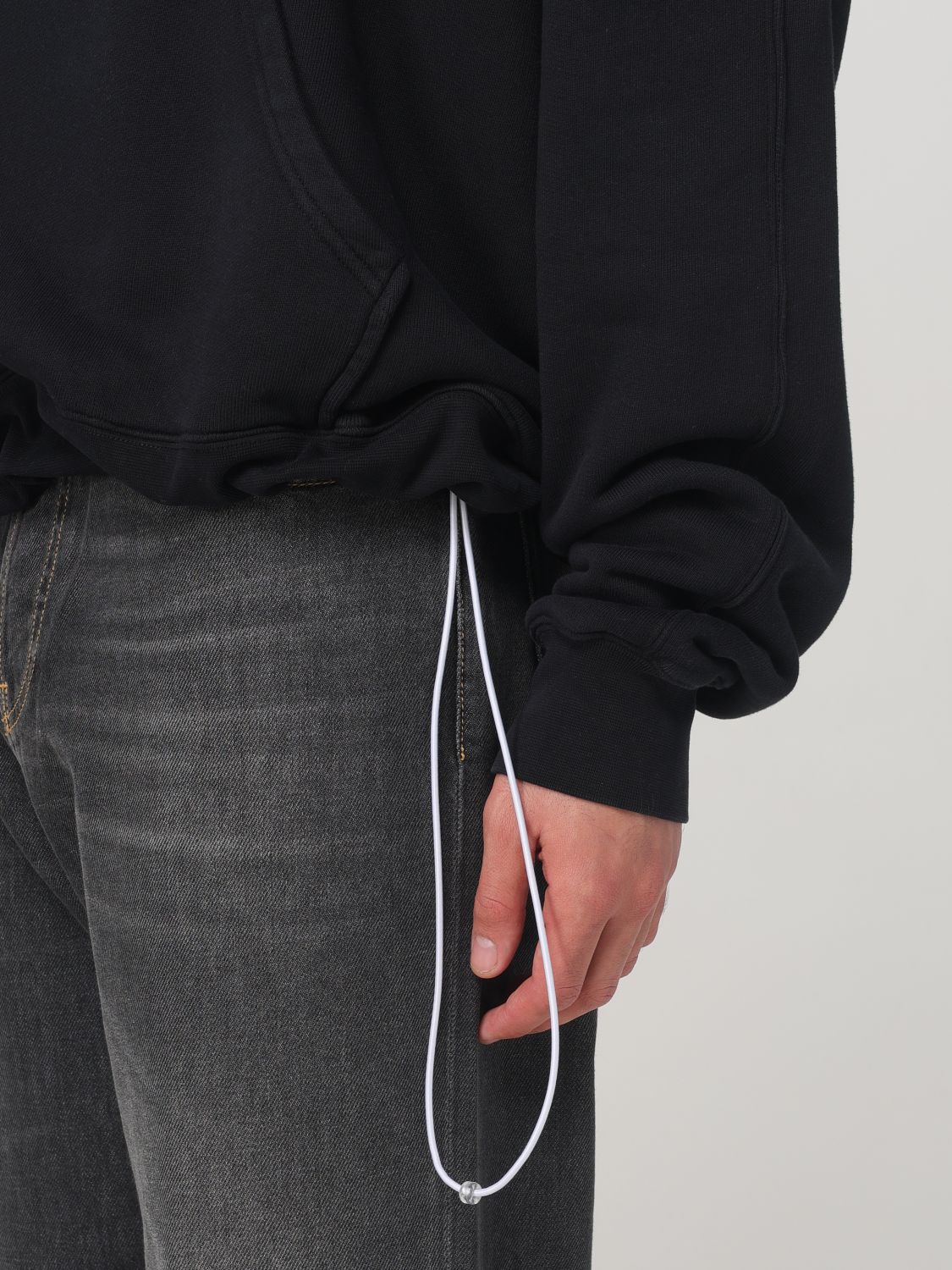 Sweatshirt Men color Black