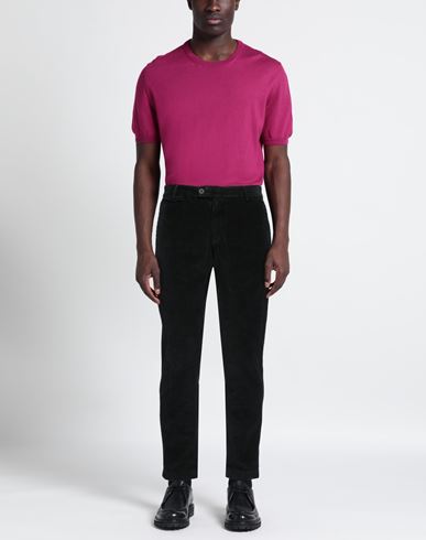 Patrizio Piscaglia Man Pants Black Size 34 Cotton, Elastane
