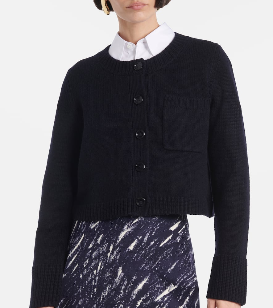 Wool and cashmere cardigan