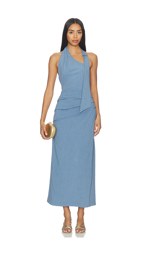 SOVERE Deena Dress in Blue. S. Also in XS, M