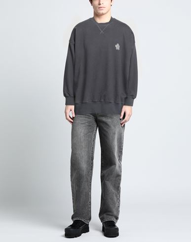 Man Sweatshirt Charcoal Size L Cotton
