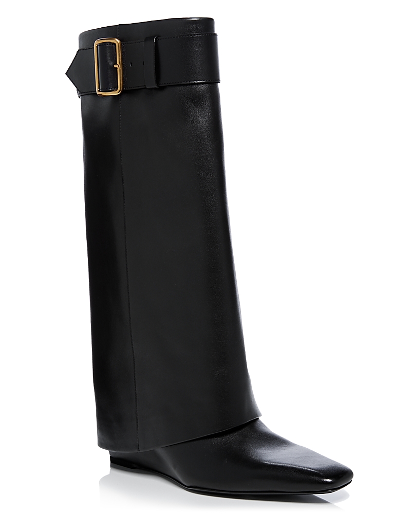 70mm Frejya lrather boot - Black