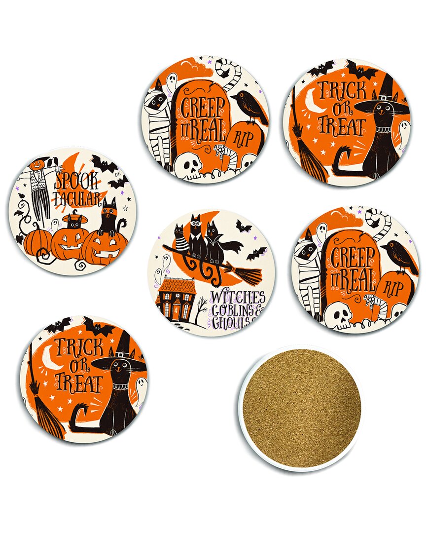 6pc Ceramic Coaster Set
