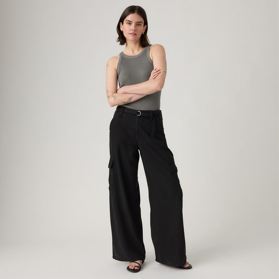 Baggy Dad Cargo TENCEL Women's Pants 23x30