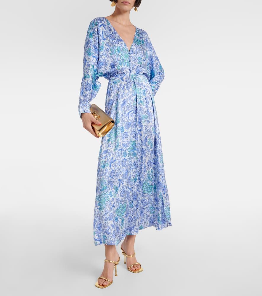 Printed midi dress