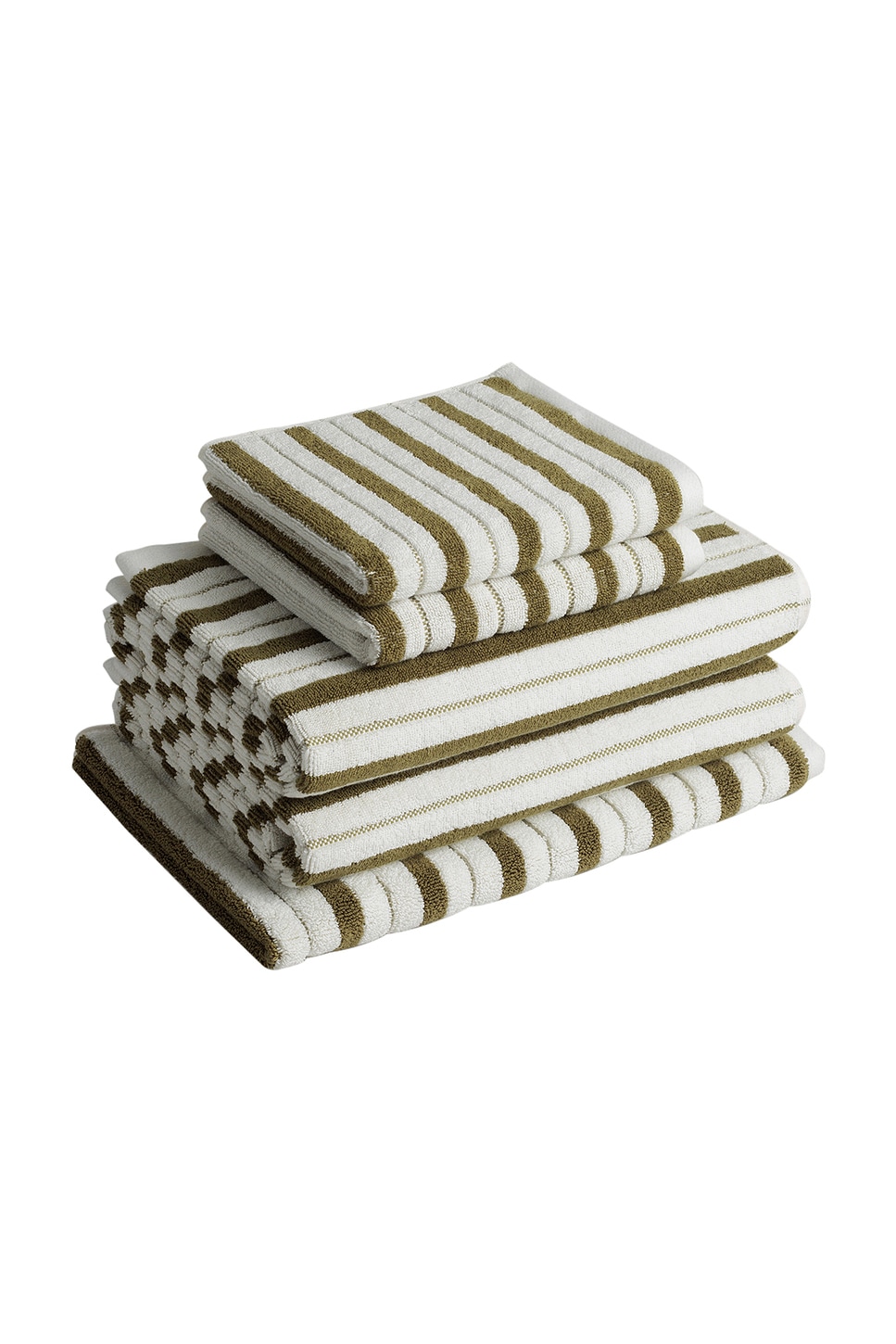BAINA Essential Bathroom Set 13 in Caper & Chalk - Olive.  a
