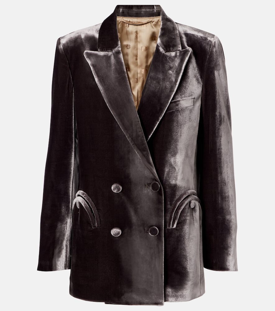 Blazé Milano Everynight double-breasted velvet blazer