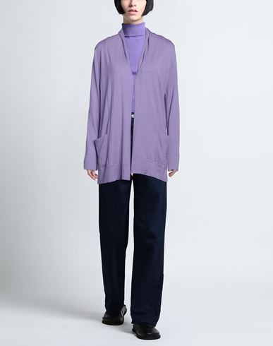 Snobby Sheep Woman Cardigan Lilac Size 4 Silk, Cashmere