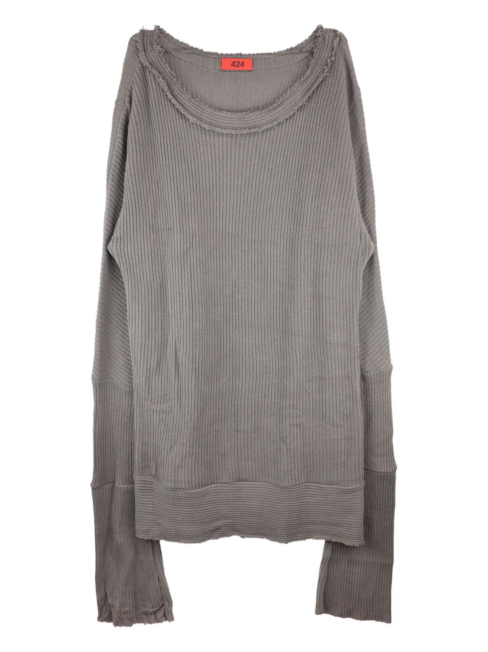 Ribbed sweater - Grey