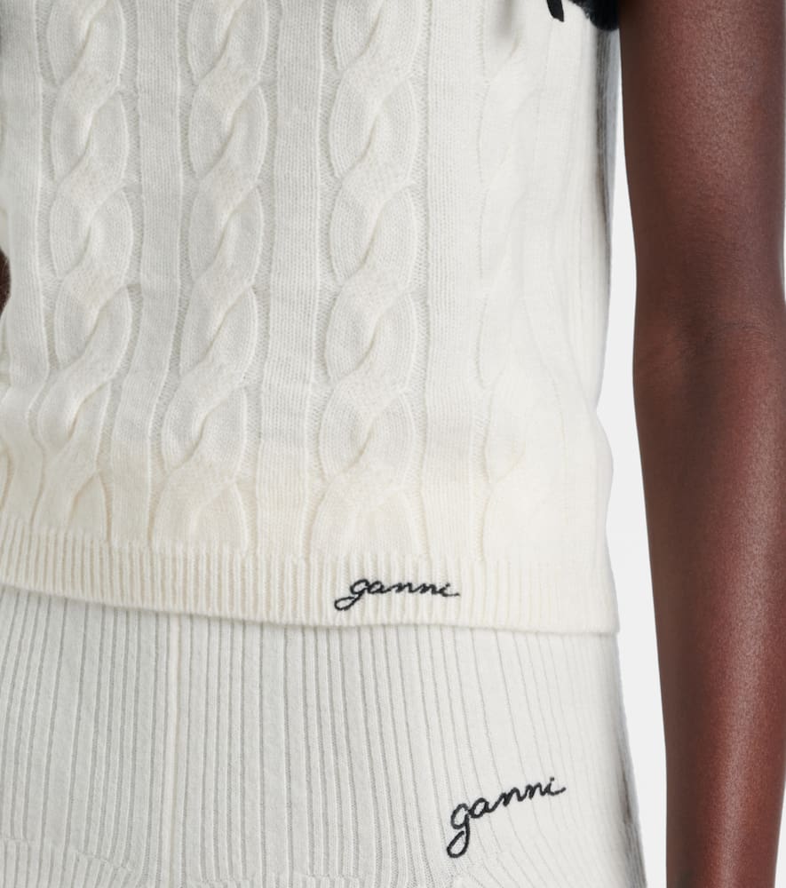 Wool and cashmere top