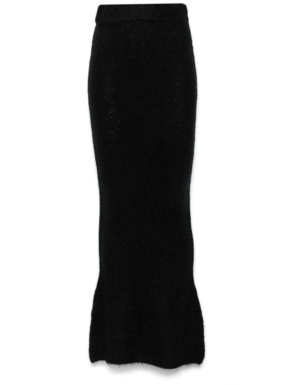Knitted maxi skirt - Brown