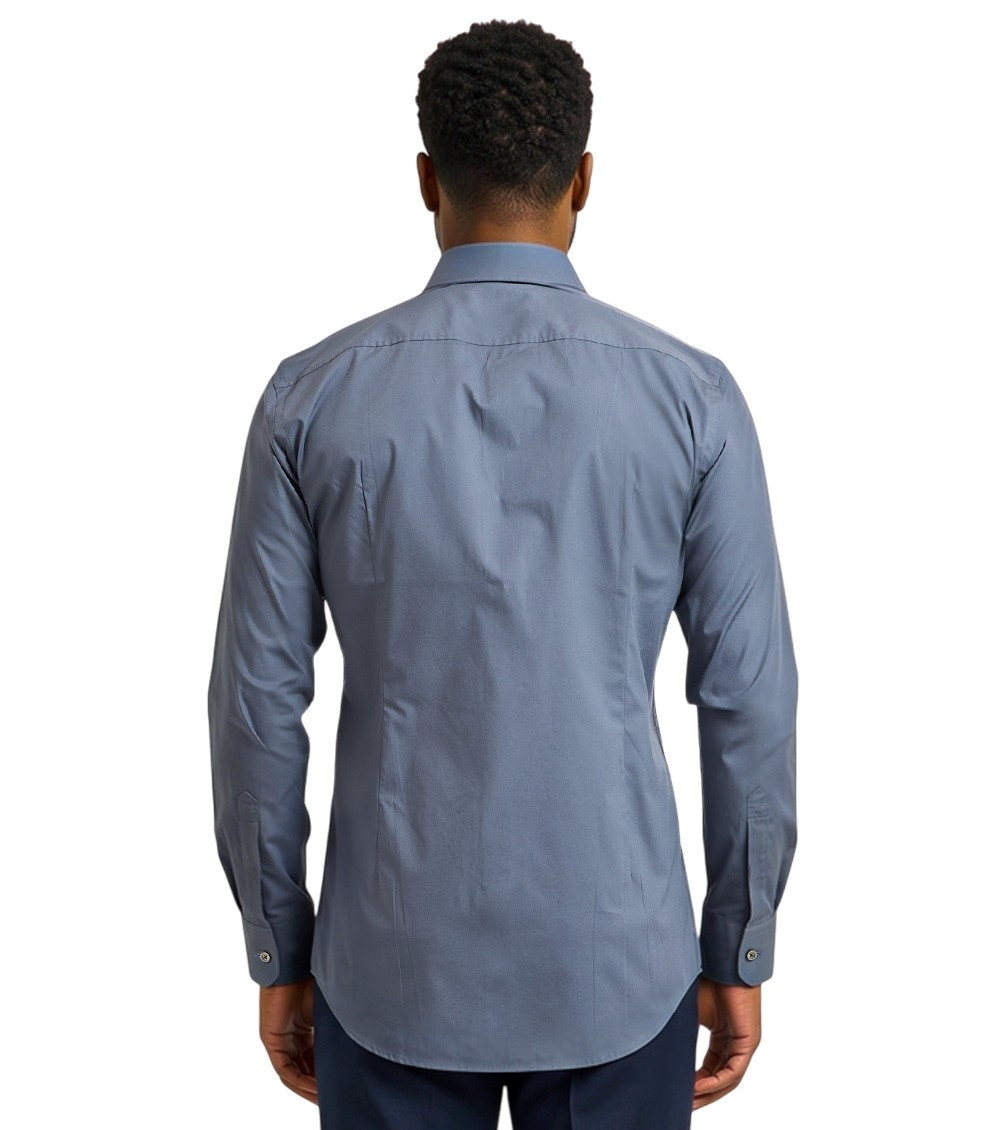 Blue Slim Fit Shirt