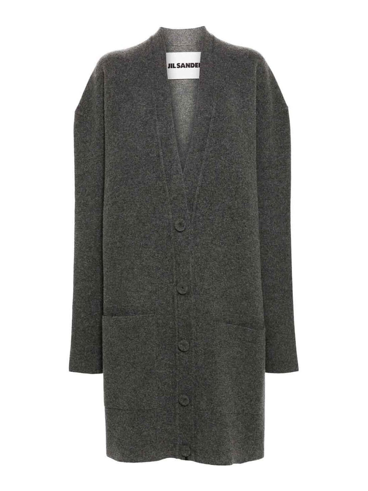 Wool Blend Maxi Cardigan