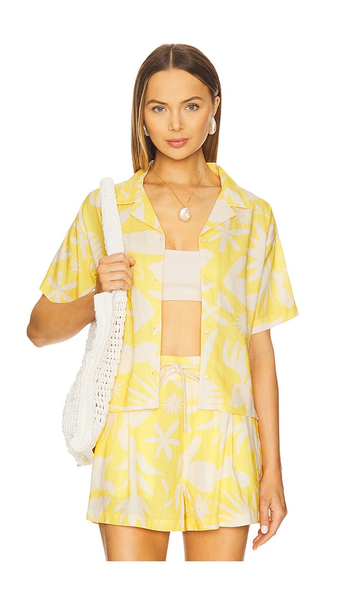 Sendero Provisions Co. Isla Top in Yellow. Größe XS. Also in L, M, S, XL/1X
