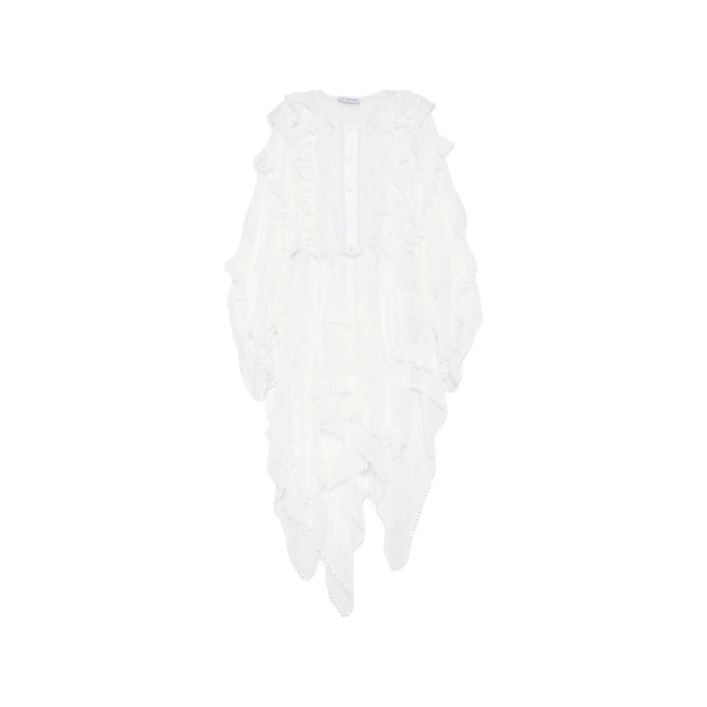 Ruffled Asymmetric Dress