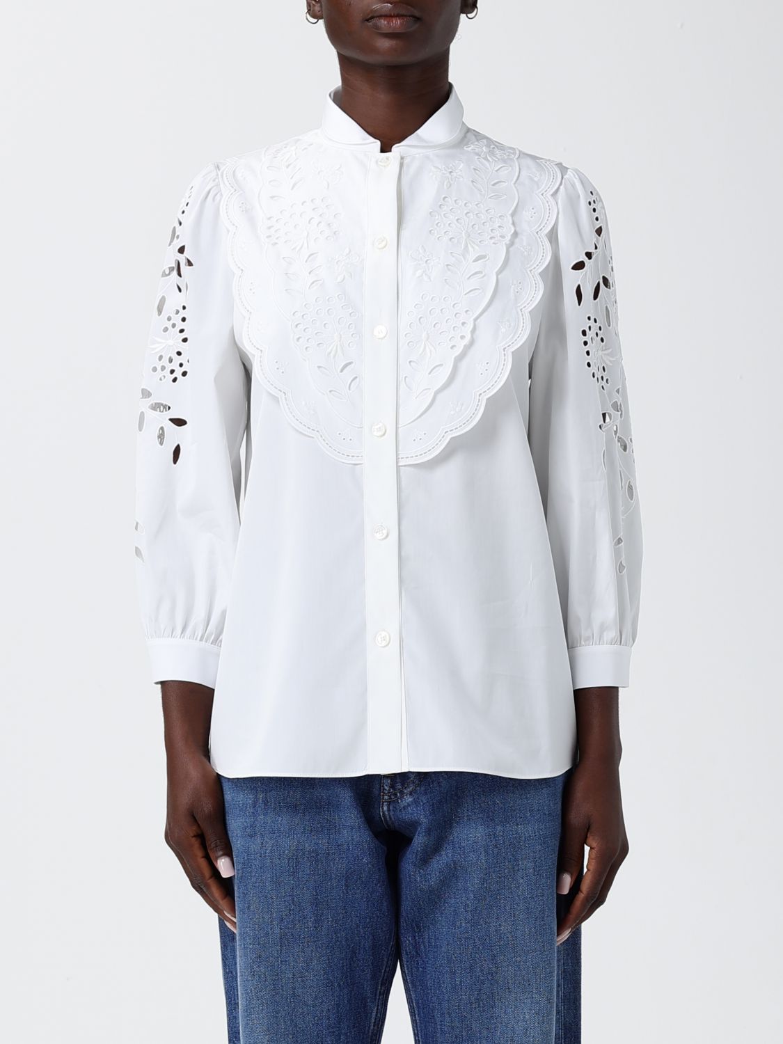 Top Woman color White