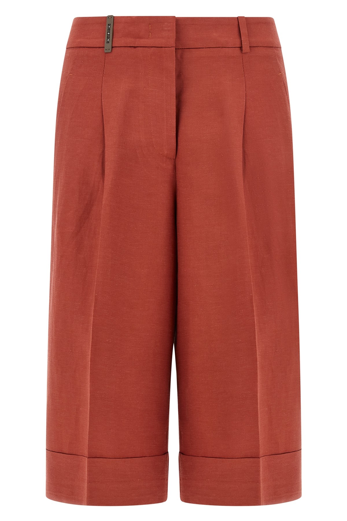 Linen Viscose Bermuda Shorts