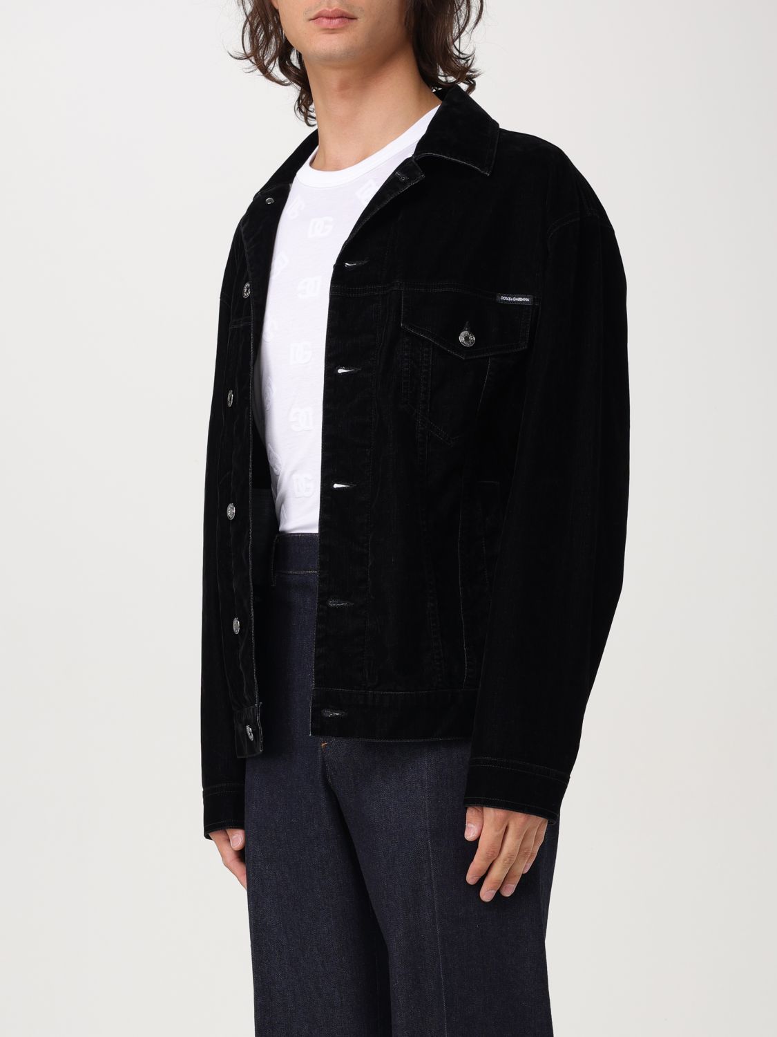 Denim shirt jacket - Black