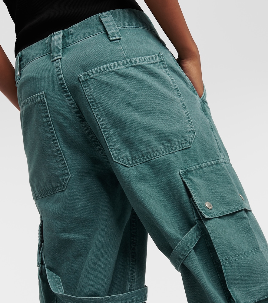 Vivian Strap high-rise wide-leg jeans