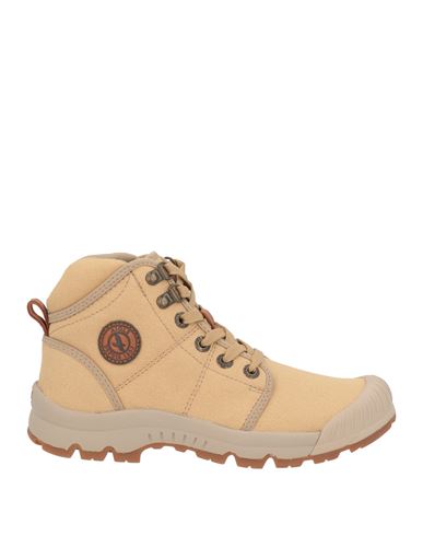 Woman Ankle boots Beige Size 6 Textile fibers