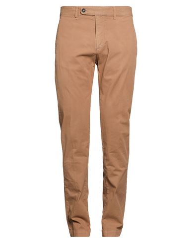 Man Pants Brown Size 36 Cotton, Elastane